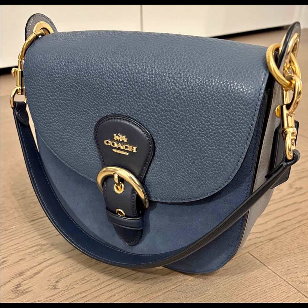 NWOT Coach Navy Blue Crossbody Bag